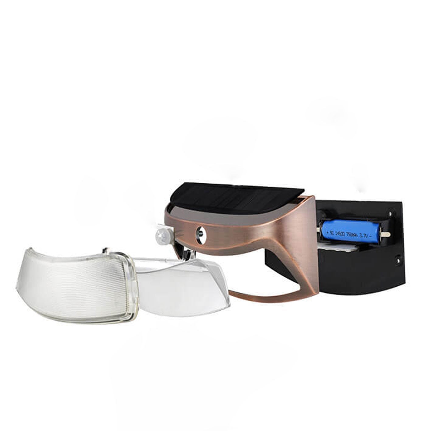 Solar Outdoor Waterproof Patio LED Wall Sconce Lamp