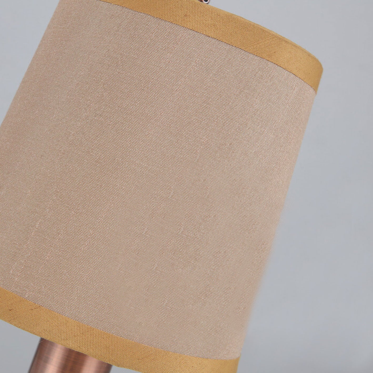 Vintage Linen Iron Table Lamp