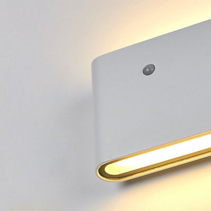 Human Rechargeable Magnetic LED Outdoor Wall Sconce Lamp
