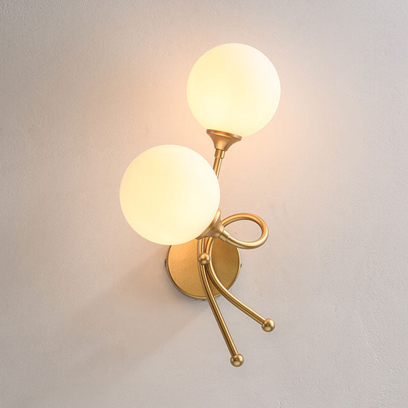 Minimalist Knot Shape Design 2-Light Wall Sconce Lamp