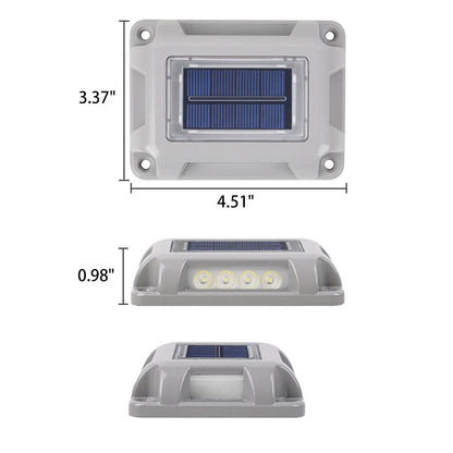 Solar Garden Bidirectional Lighting Wall Sconce Lamp