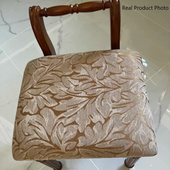 Traditional Fabric Vanity Stool