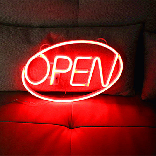 Deco PS OPEN LED Outdoor Hanging Neon Wall Sconce Lamp