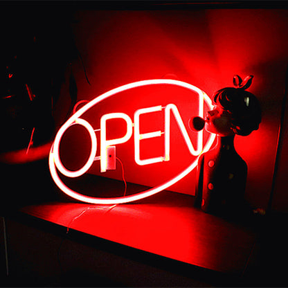 Deco PS OPEN LED Outdoor Hanging Neon Wall Sconce Lamp