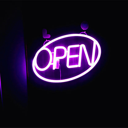 Deco PS OPEN LED Outdoor Hanging Neon Wall Sconce Lamp