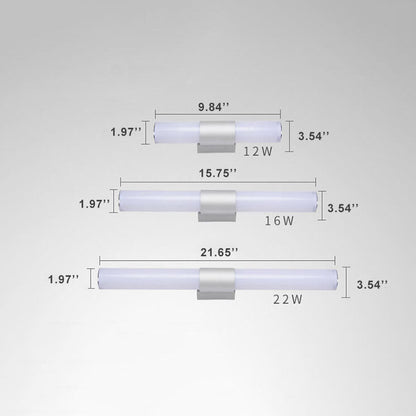 Cylinder LED Mirror Front Light Wall Sconce Lamps