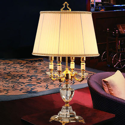 European Candle Table Lamp