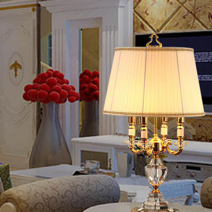 European Candle Table Lamp
