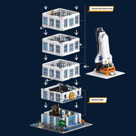 NEW Super Skyscraper Tower Building Blocks Set Model Adults MOC City Skyline