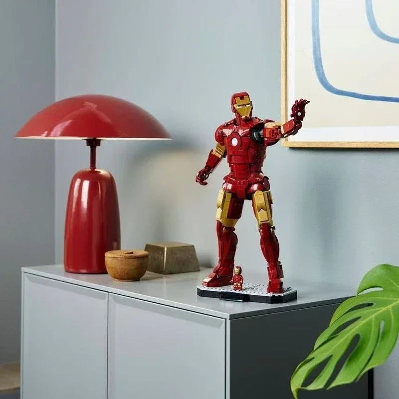NEW 1297 PCS 76344 Iron Man Mark 3 Mecha Building Block Set