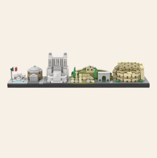 NEW Rome Italy Skyline Architecture Building Blocks Set Adults Model Generic