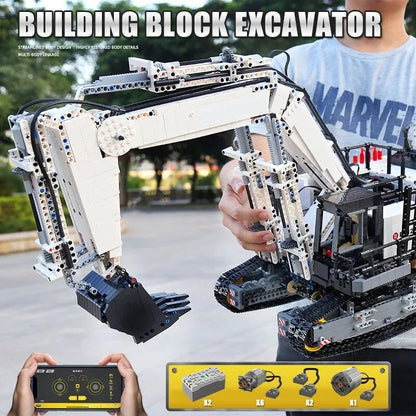 MOC RC APP City Mining Excavator Truck Bricks Toys