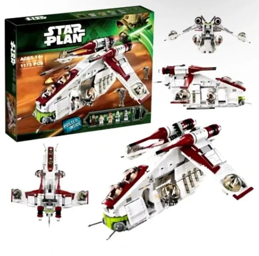 BRAND NEW SEALED 1228PCS Republic Gunship Building Set HIGH QUALITY 1:1 SCALE