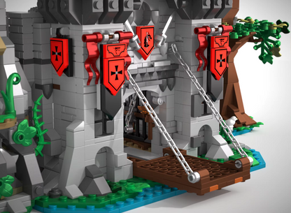 NEW 2568PCS Knight’s Fortress Building Blocks Set Medieval Castle MOC Model