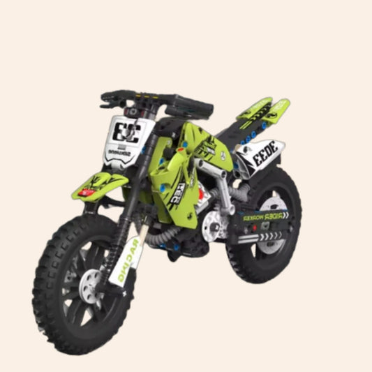 NEW Dirt Bike Motorcycle Building Blocks Set Model Adults MOC Motocross Racing