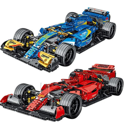 MOC Tech Red F1 Alternate Racing Car Bricks Toy 023005