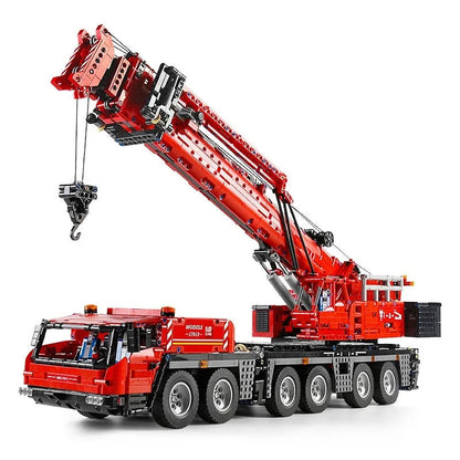 Tech MOC RC Heavy GMK Mobile Crane Truck Bricks Toy 17013