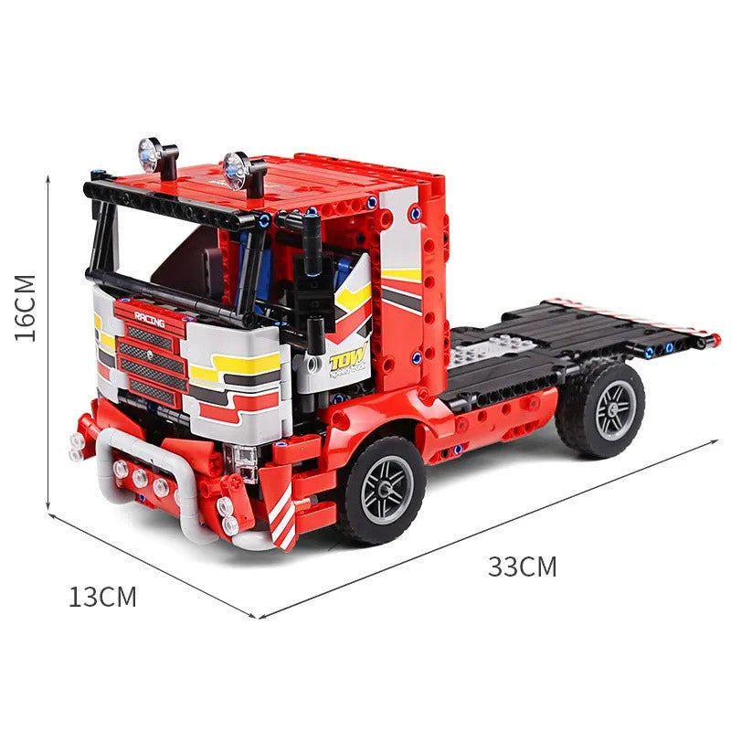 Tech MOC RC Motorized Transport Truck Bricks Toy 15003