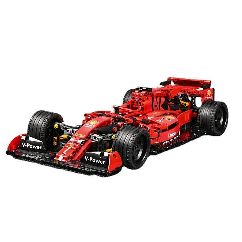 MOC Tech Red F1 Alternate Racing Car Bricks Toy 023005
