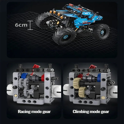 Tech RC MOC APP Off-Road Monster Buggy Bricks Toys