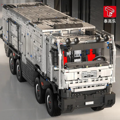 Motorized MOC RC Luxury Off-Road Heavy RV Truck Bricks Toy T4009