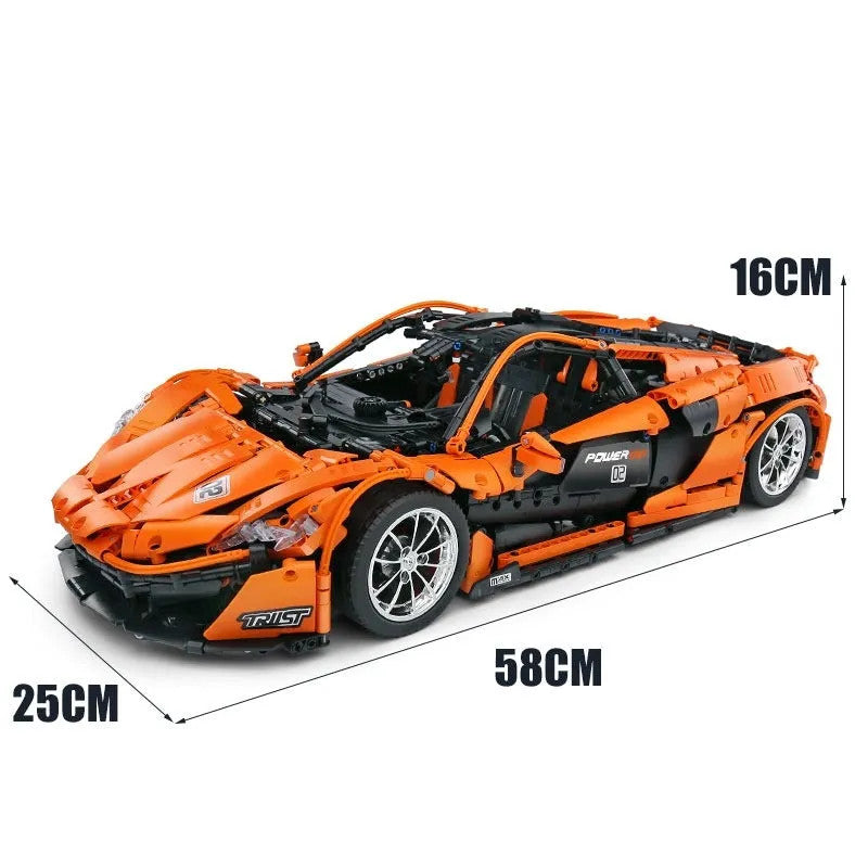 MOC McLaren P1 Hypercar Racing Car Bricks Toy 13090