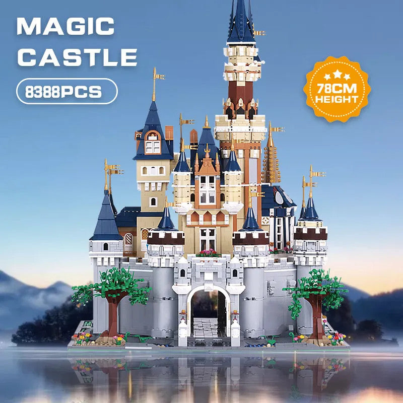 MOC Creative Expert Girl Princess Paradise Castle Bricks Toy
