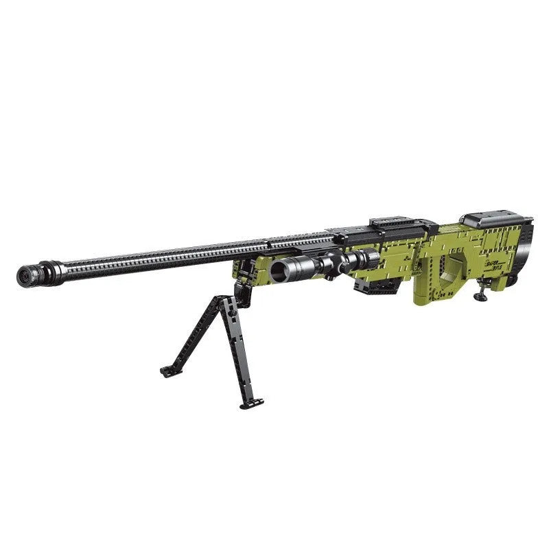 MOC 14010 Military AWM Sniper Rifle Gun Bricks Toy