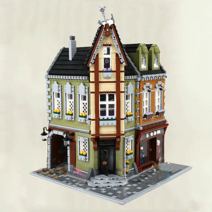 MOC Creator Expert City Corner Mall Store Bricks Toy 0919