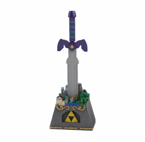 NEW 383PCS Legend of Zelda Master Sword and Dark Link Sword Display Set