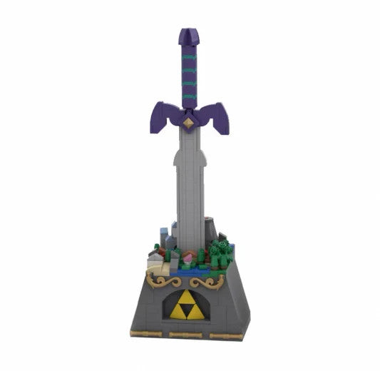NEW 383PCS Legend of Zelda Master Sword and Dark Link Sword Display Set