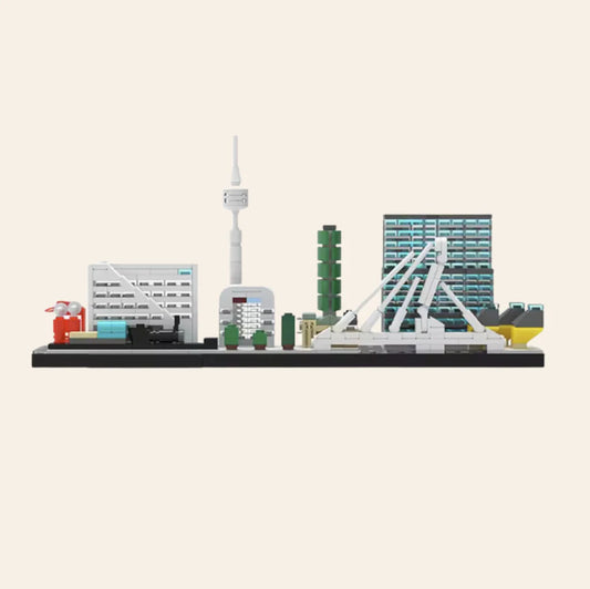 NEW Rotterdam Skyline Architecture Building Blocks Set Adults Unbranded Model