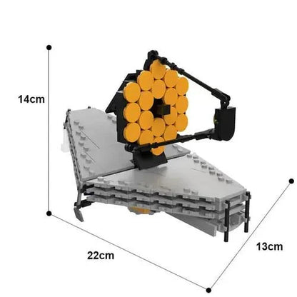 NEW 500PCS NASA James Webb Space Telescope 1:110 Scale Building Blocks Set