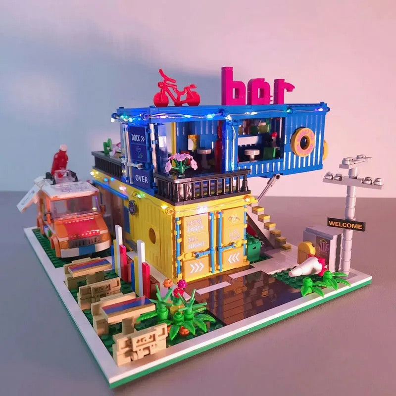 MOC Creator Experts Container Bar Bricks Kids Toys