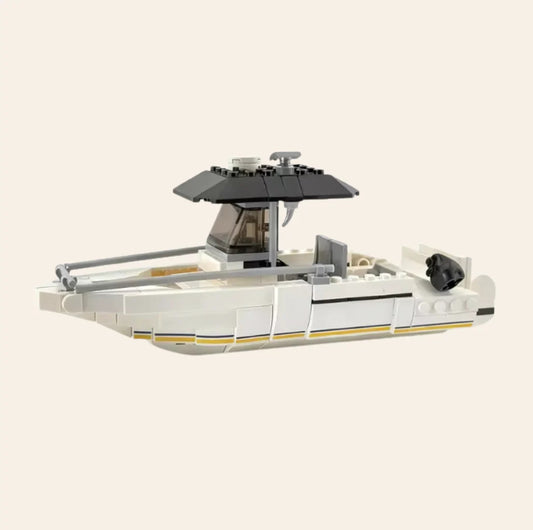 NEW Speed Boat Building Blocks Set Model Adults MOC Racing Yacht Ocean Vessel