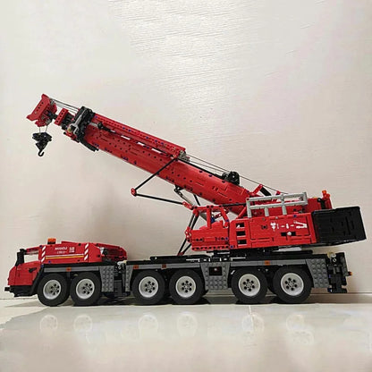 Tech MOC RC Heavy GMK Mobile Crane Truck Bricks Toy 17013