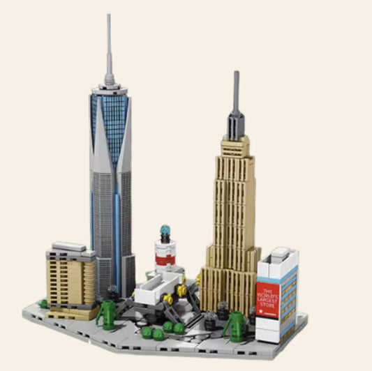 NEW New York City Skyline Architecture Building Blocks Set 598 pcs Adults