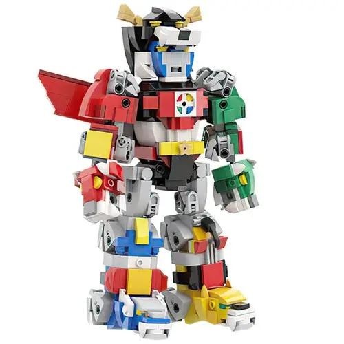 NEW 716PCS Voltron Robot Mecha Building Blocks Display Set