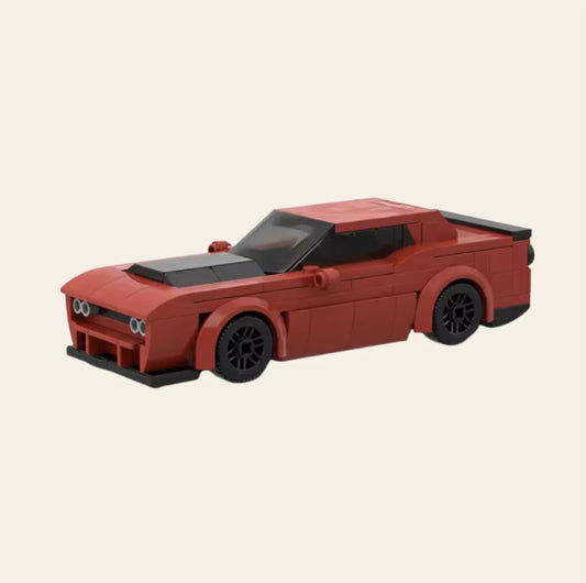 NEW American Muscle Car Building Blocks Set Model Adults MOC Classic V8 Speed