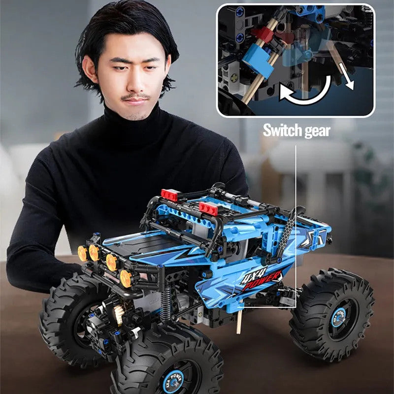 Tech RC MOC APP Off-Road Monster Buggy Bricks Toys
