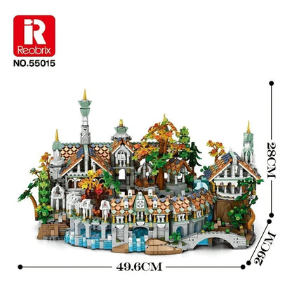NEW 4406 PCS Lord of The Rings Rivendell Custom MOC Building Block Set