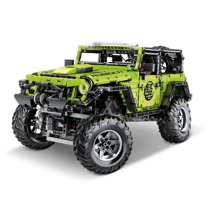 MOC Motorized RC Off-Road Wrangler Rubicon Bricks Toy