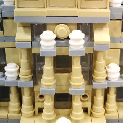 MOC Architecture City Paris The Louvre Bricks Kids Toys