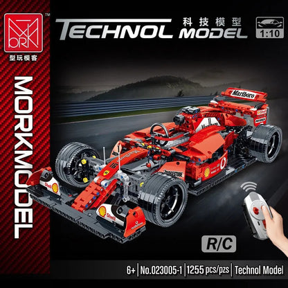 MOC Tech Red F1 Alternate Racing Car Bricks Toy 023005