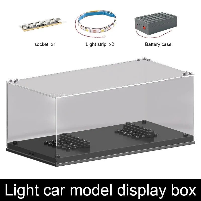 Clear Display Box for Car Bricks Show Off Kids Toys Storage Case