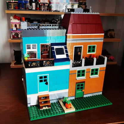 Expert MOC 10201 Creator City Book Store Shop Bricks Toy