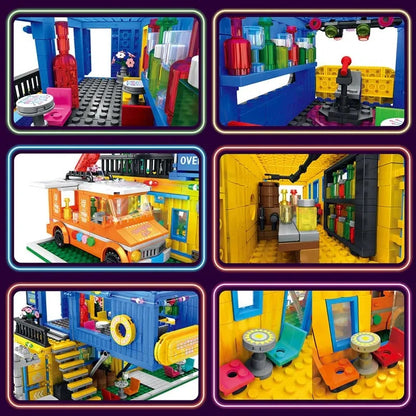 MOC Creator Experts Container Bar Bricks Kids Toys
