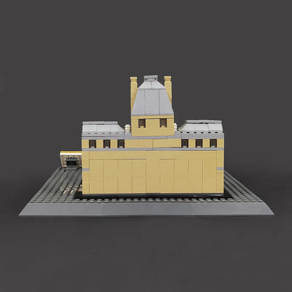 MOC Architecture City Paris The Louvre Bricks Kids Toys