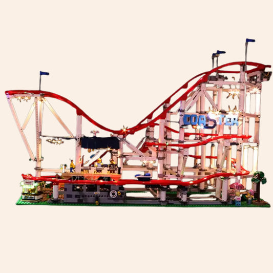NEW Loop Coaster Light Kit ONLY LED Building Blocks Model Adults MOC Lighting