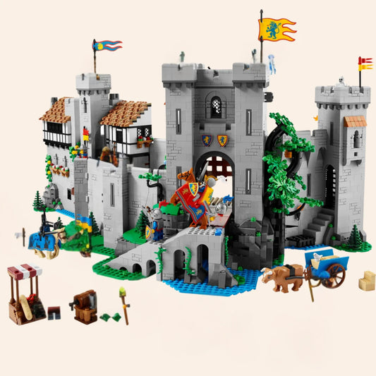 NEW Lion Knights Castle Building Blocks Set 4514 pcs Unbranded Medieval Adults